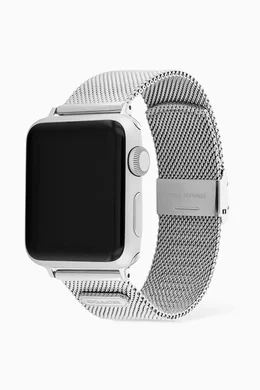 Buy Coach Silver Apple Watch Bracelet Strap in Mesh 38 40mm For Women Online Ounass Bahrain