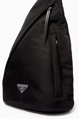 Prada one shoulder nylon backpack hot sale