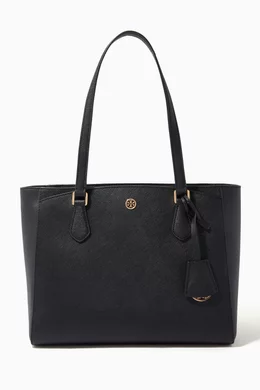 Tory burch robinson small leather tote online