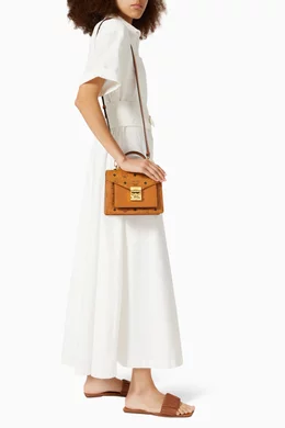 Mcm patricia satchel in visetos top