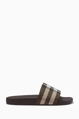 Burberry rubber flip flops outlet