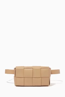 Buy Bottega Veneta Neutral The Belt Cassette Bag in Nappa For Women Online Ounass Bahrain