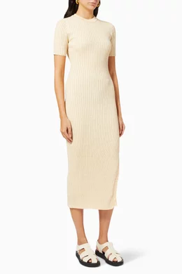 Cream melina dress best sale