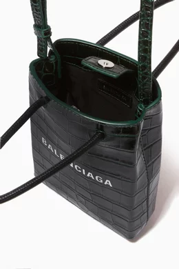Balenciaga shopping phone holder bag best sale
