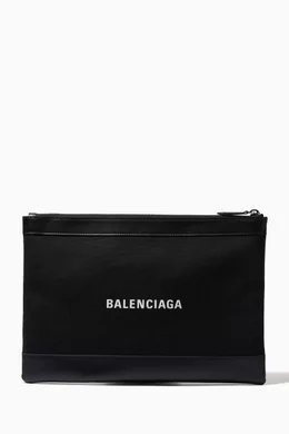 Balenciaga navy pouch new arrivals