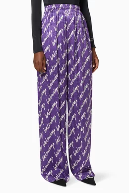 Balenciaga pants purple discount
