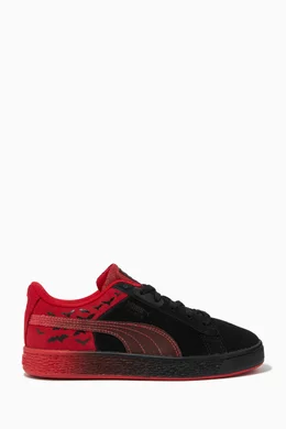Buy Puma Black Batman Suede Classic Sneakers For Boys Online Ounass Bahrain
