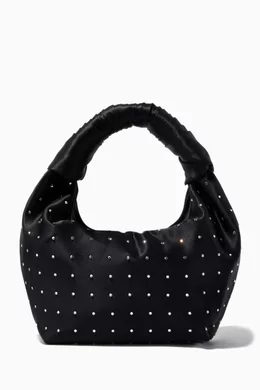 Buy NEOUS Black Neptune Embellished Mini Hobo Bag in Silk For Women Online Ounass Bahrain