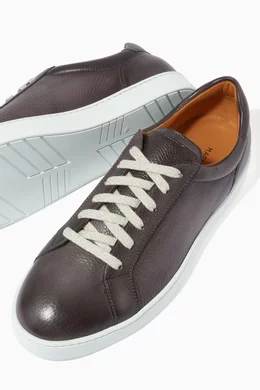 Magnanni cuervo leather sneaker hot sale