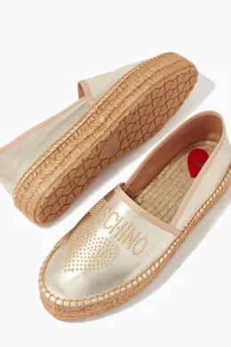 Love moschino espadrilles hot sale