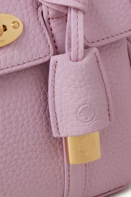 Buy Mulberry Purple Mini Bayswater Bag in Heavy Grain Leather For Women Online Ounass Bahrain
