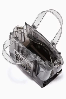 Buy Armani Exchange Grey Small Transparent Tote Bag in PVC For Women Online Ounass Bahrain