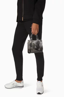 Buy Armani Exchange Grey Small Transparent Tote Bag in PVC For Women Online Ounass Bahrain