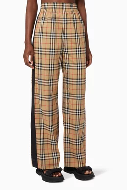 Burberry stretch pants hotsell