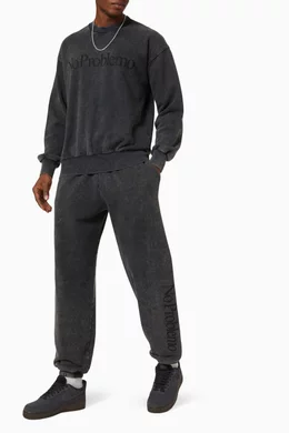 aries no problemo sweat pants black Aries Mini Problemo Work Pant