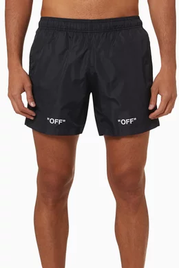 Off white swim trunks clearance