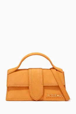 Buy Jacquemus Orange Le Bambino Mini Bag in Suede Leather For Women Online Ounass Bahrain