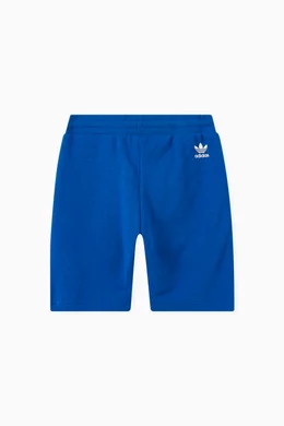 Buy adidas Blue Adicolor Trefoil Shorts in French Terry For Boys Online Ounass Bahrain