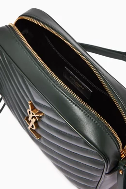 Buy SAINT LAURENT Green Lou Camera Bag in Quilted Leather For Women Online Ounass Bahrain