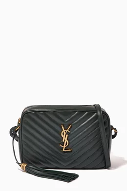 Buy SAINT LAURENT Green Lou Camera Bag in Quilted Leather For Women Online Ounass Bahrain