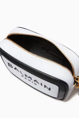 Buy Balmain White B Army 18 Camera Bag in Canvas For Women Online Ounass Bahrain