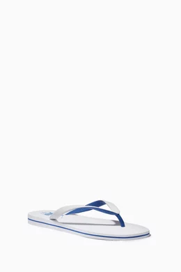 White polo flip flops 2025