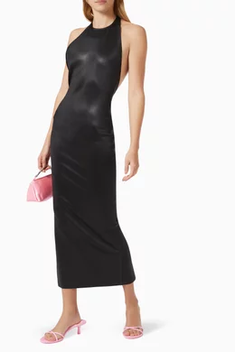summer jersey dress Prima Jersey Midi Dress Dusty Blue / Regular / M