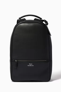Buy Polo Ralph Lauren Black Classic Backpack in Smooth Leather For Men Online Ounass Bahrain