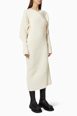 lvir knit dress Asymmetry Sleeveless Knit Dress Bolero Set by LVIR  The Modu Shop