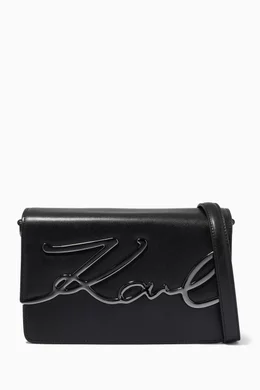 Karl lagerfeld signature bag sale sales