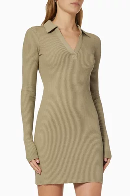 Khaki polo dress cheap