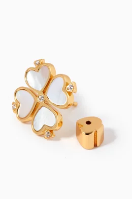 Kate spade clover earrings hotsell