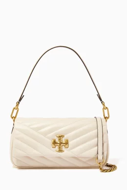 Buy Tory Burch Neutral Kira Chevron Small Shoulder Bag in Quilted Leather For Women Online Ounass Bahrain