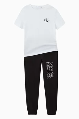 Kids calvin klein pants clearance