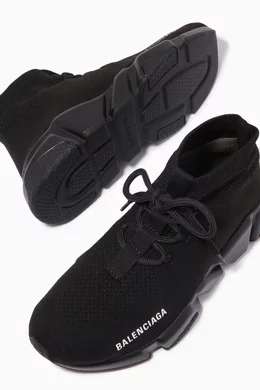 Balenciaga speed lace up black cheap