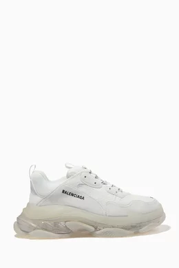 Balenciaga triple s white clear sole 2025