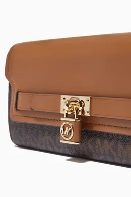 Michael kors hamilton wallet orange 2025