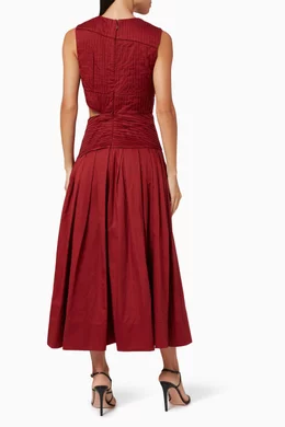 aje cascade cut out dress Aje - Cascade Cut Out Dress