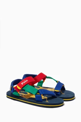 Buy Polo Ralph Lauren Multicolour Newhaven Sandals in Nylon Rubber For Boys Online Ounass Bahrain