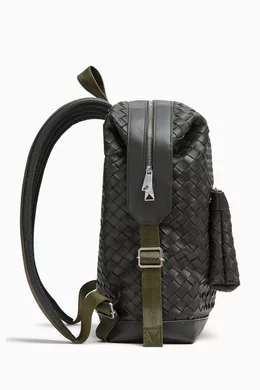 Khaki backpack mens top