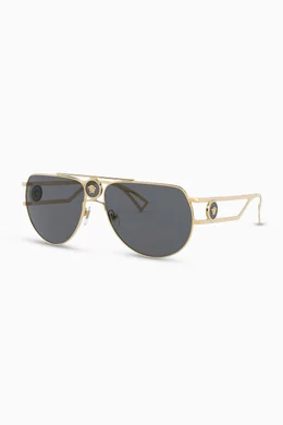 Mens versace medusa sunglasses store