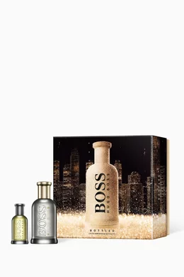Buy Boss Beauty Colourless Boss Bottled 100ml Eau de Parfum Gift Set For Men Online Ounass Bahrain