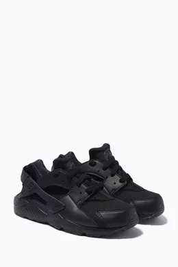 Buy Nike Black Huarache Run Sneakers For Boys Online Ounass Bahrain
