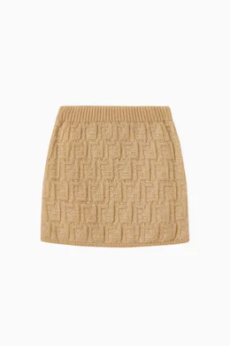 Fendi logo skirt cheap