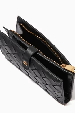 French wallet in intrecciato nappa new arrivals