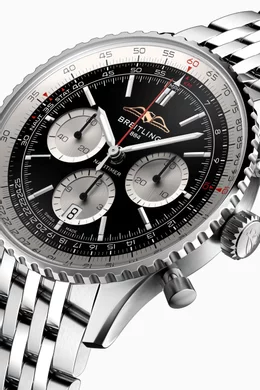 Buy Breitling Black Navitimer B01 Chronograph 43 For Men Online Ounass Bahrain