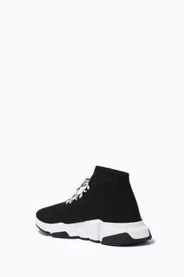 Buy Balenciaga Black Speed Lace up Sneakers in Technical Knit For Men Online Ounass Bahrain