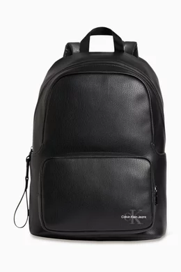 Calvin klein faux leather backpack online