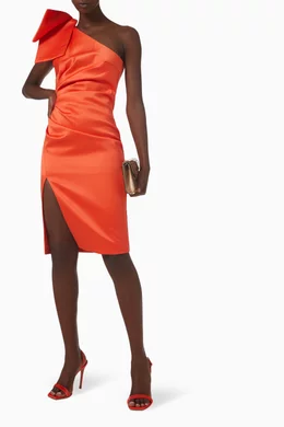 Lavish alice orange dress best sale