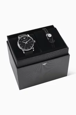 Armani watch set outlet